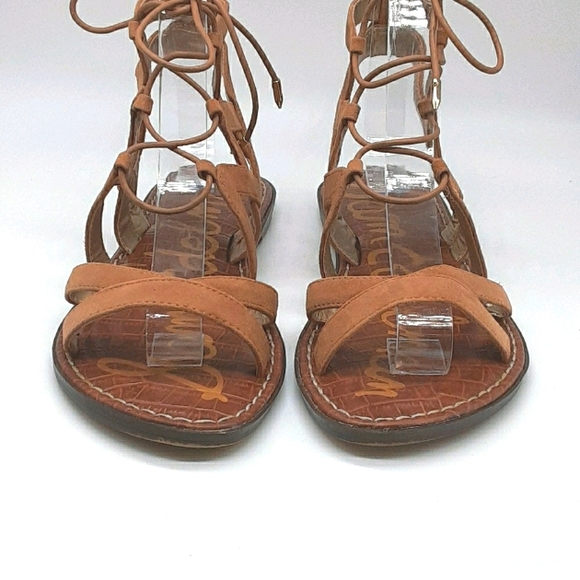 Sam Edelman Gladiator Sandals  Leather Size 6 Shoe - Picture 2 of 6